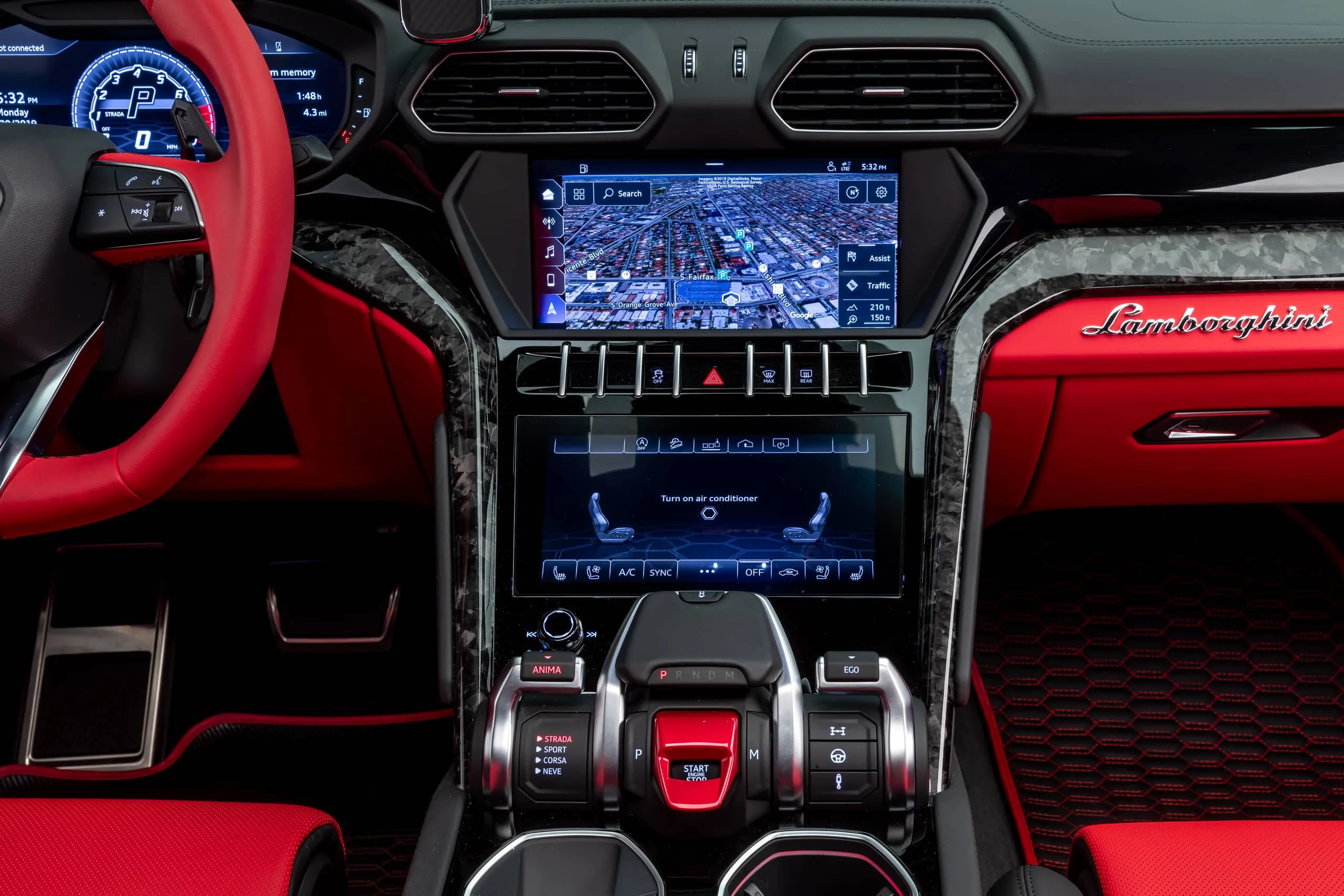 1016 Industries Carbon Fiber Interior Kit for Lamborghini Urus