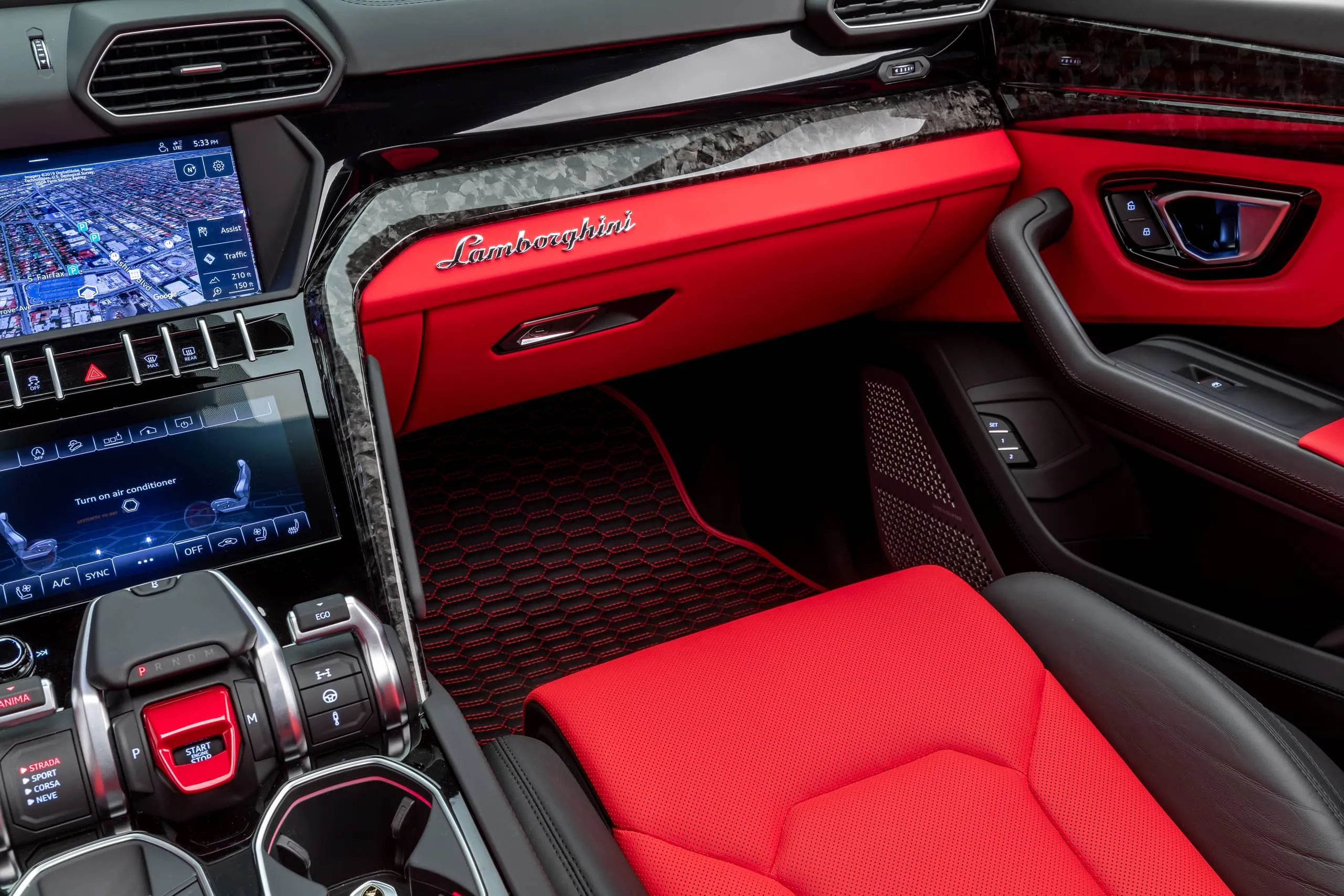 1016 Industries Carbon Fiber Interior Kit for Lamborghini Urus