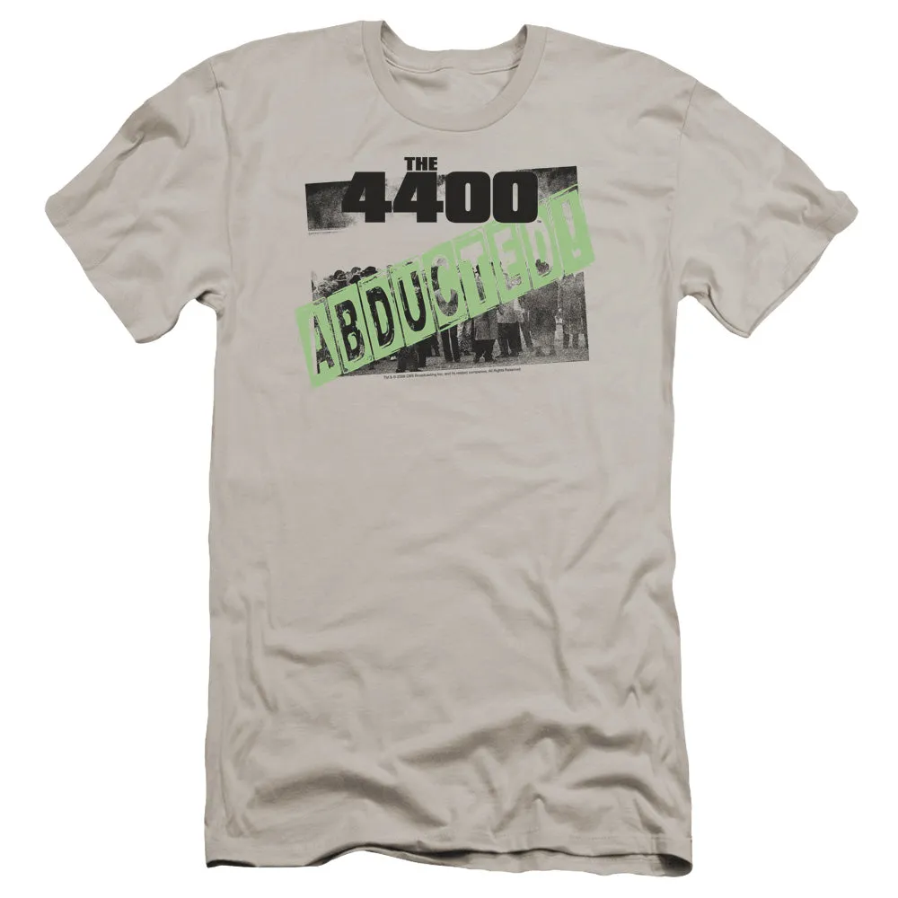 4400 Abducted Premium Bella Canvas Slim Fit Mens T Shirt Silver