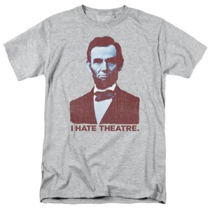 Abe Theatre Mens T Shirt Athletic Heather