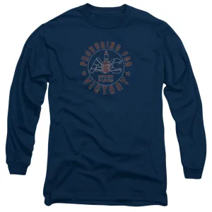 AC Delco Producing For Victory Mens Long Sleeve Shirt Navy Blue