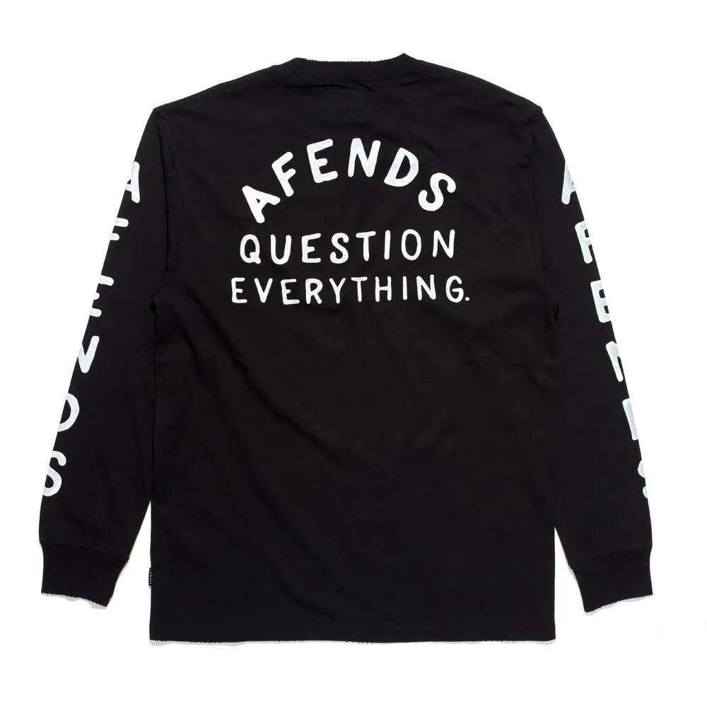 Afends Mens Questions - Long Sleeve Tee