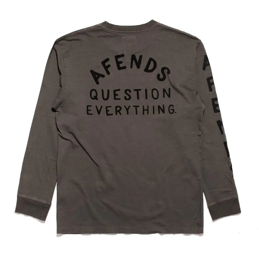 Afends Mens Questions - Long Sleeve Tee