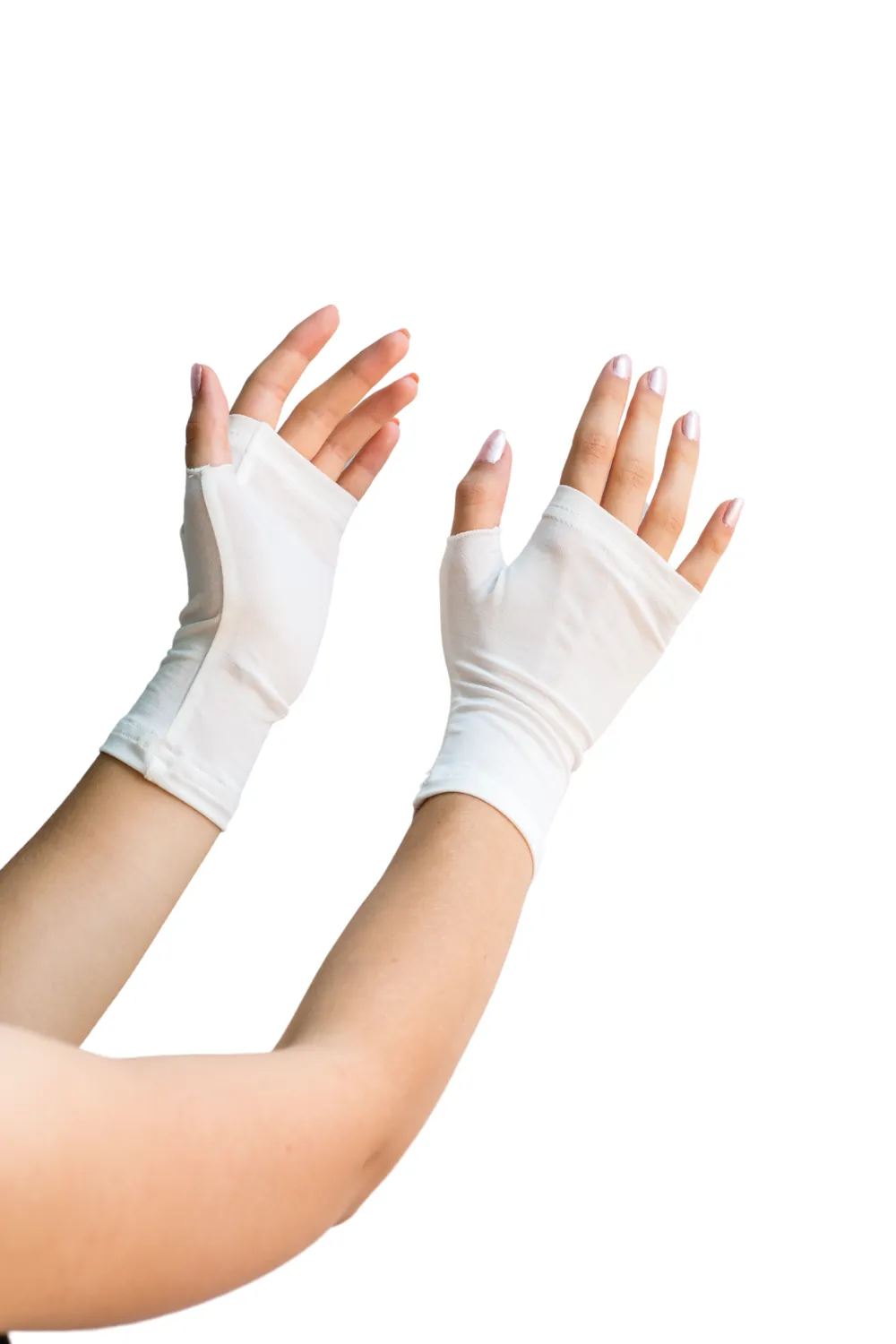 Anti-Itch Fingerless Gloves with TENCEL and Zinc - Adults