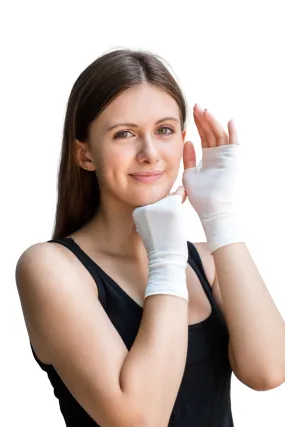 Anti-Itch Fingerless Gloves with TENCEL and Zinc - Adults