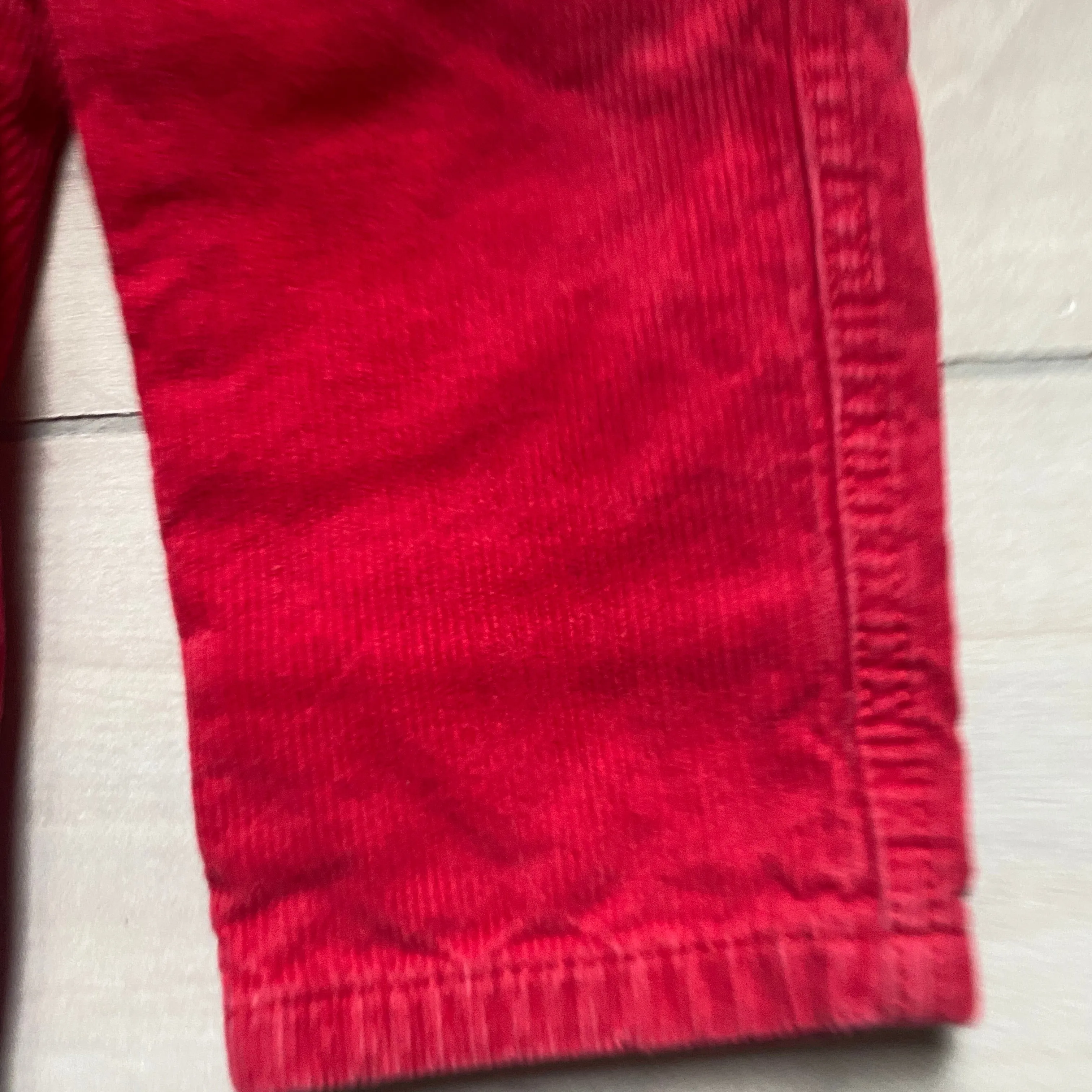 Baby Boden Red Corduroy Elastic Waist Drawstring Waist Pants