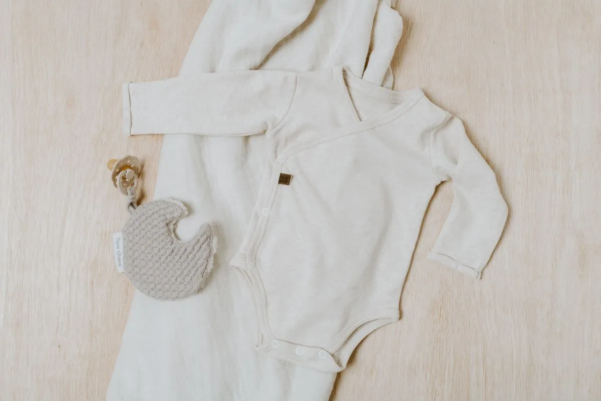 Baby's Only Romper Lange Mouw Melange Warm Linen