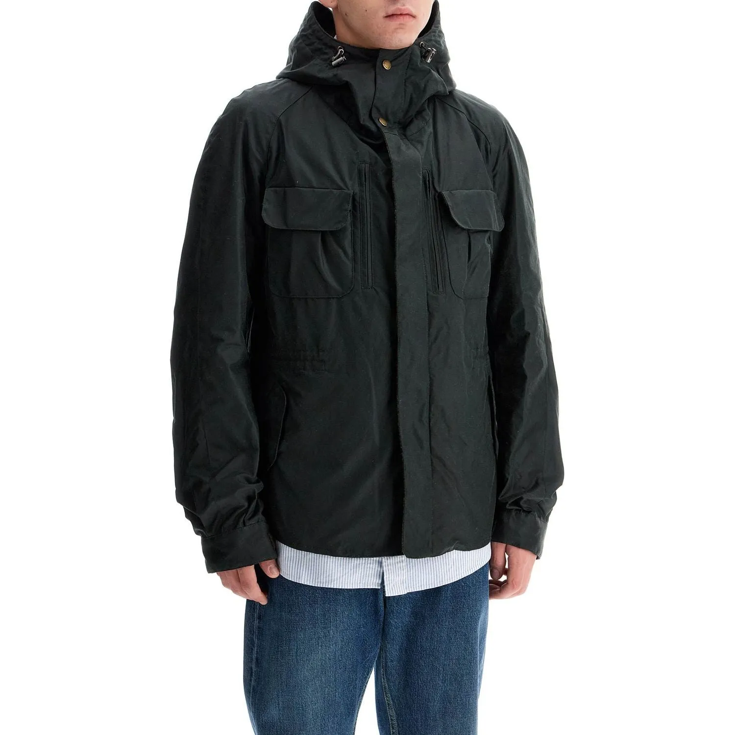 Barbour x TOKITO raincoat with waxed finish