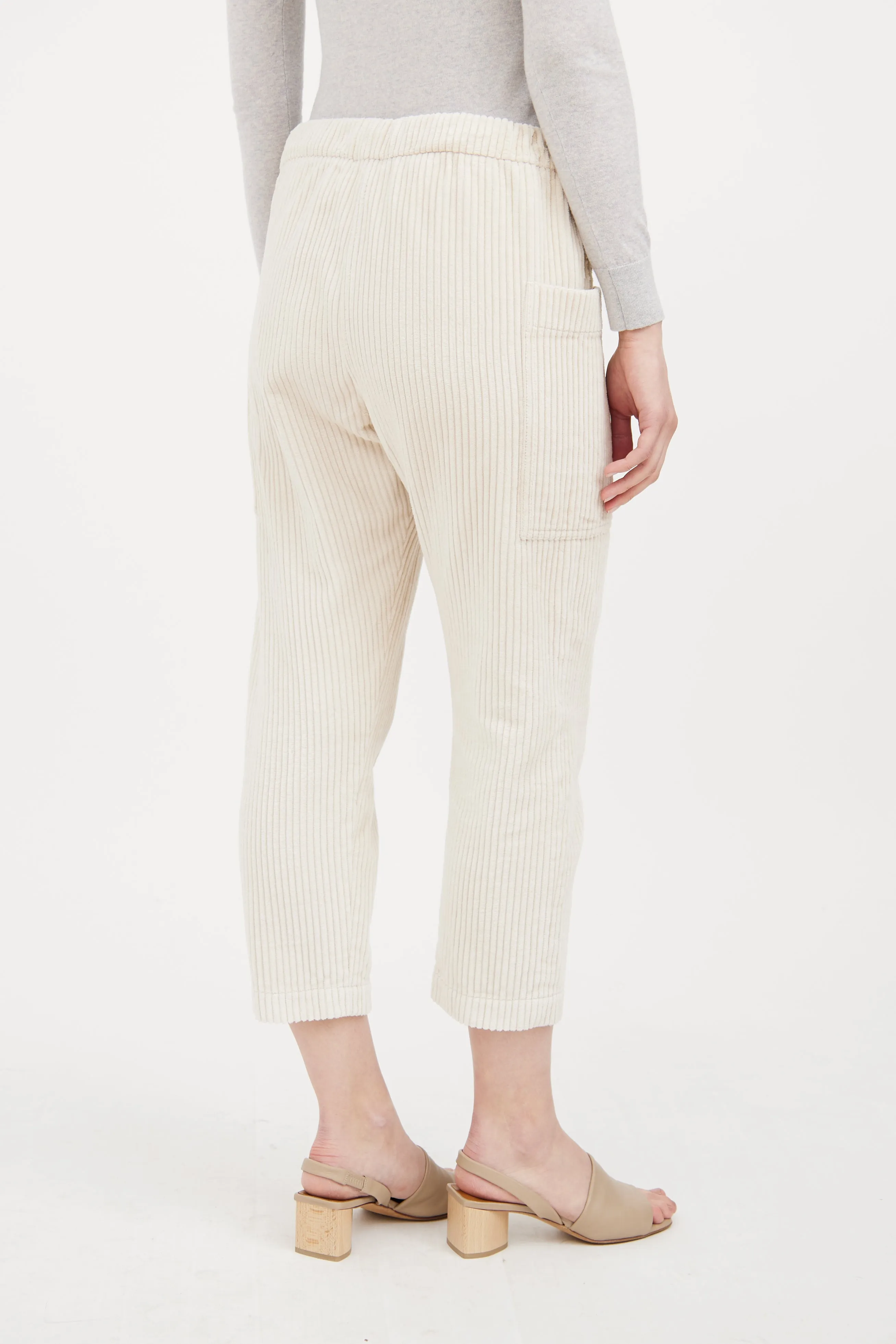 Beige Corduroy Pant