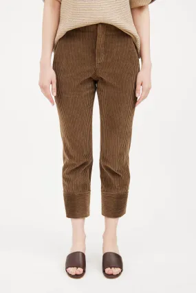 Brown Corduroy Pant