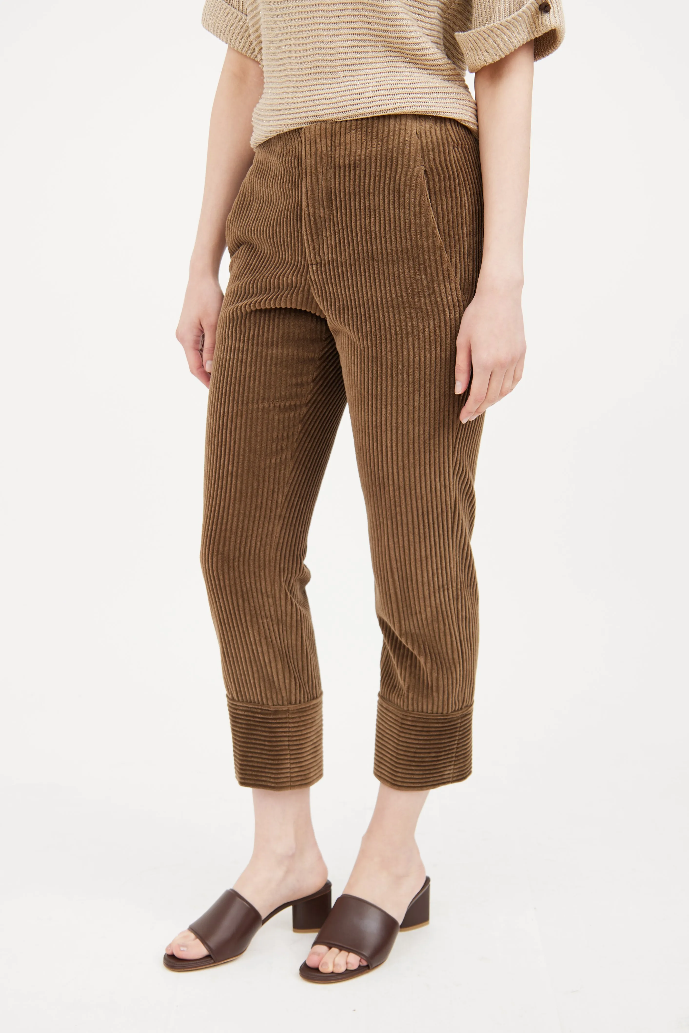 Brown Corduroy Pant