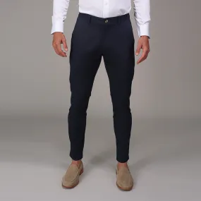 CEO Chino Classic Pocket Cotton Stretch Pants Navy