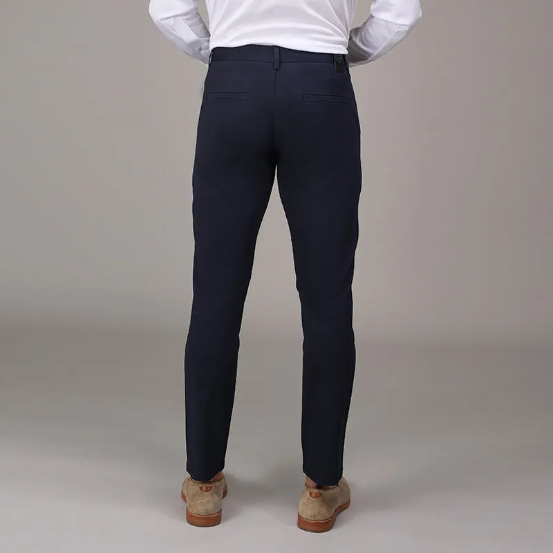 CEO Chino Classic Pocket Cotton Stretch Pants Navy