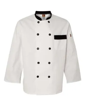 Chef Designs Garnish Chef Coat KT74