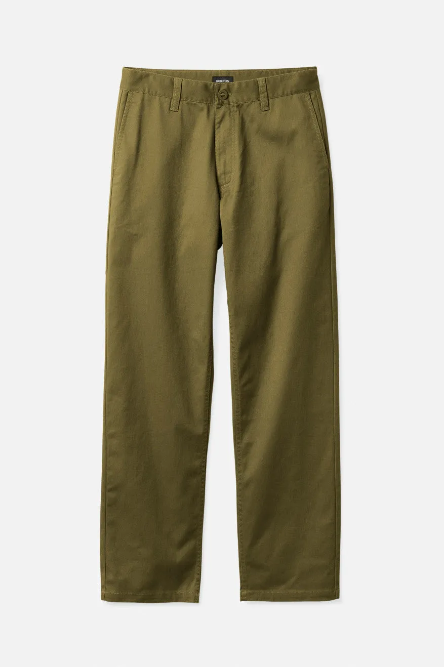 Choice Chino Relaxed Pant - Military Olive