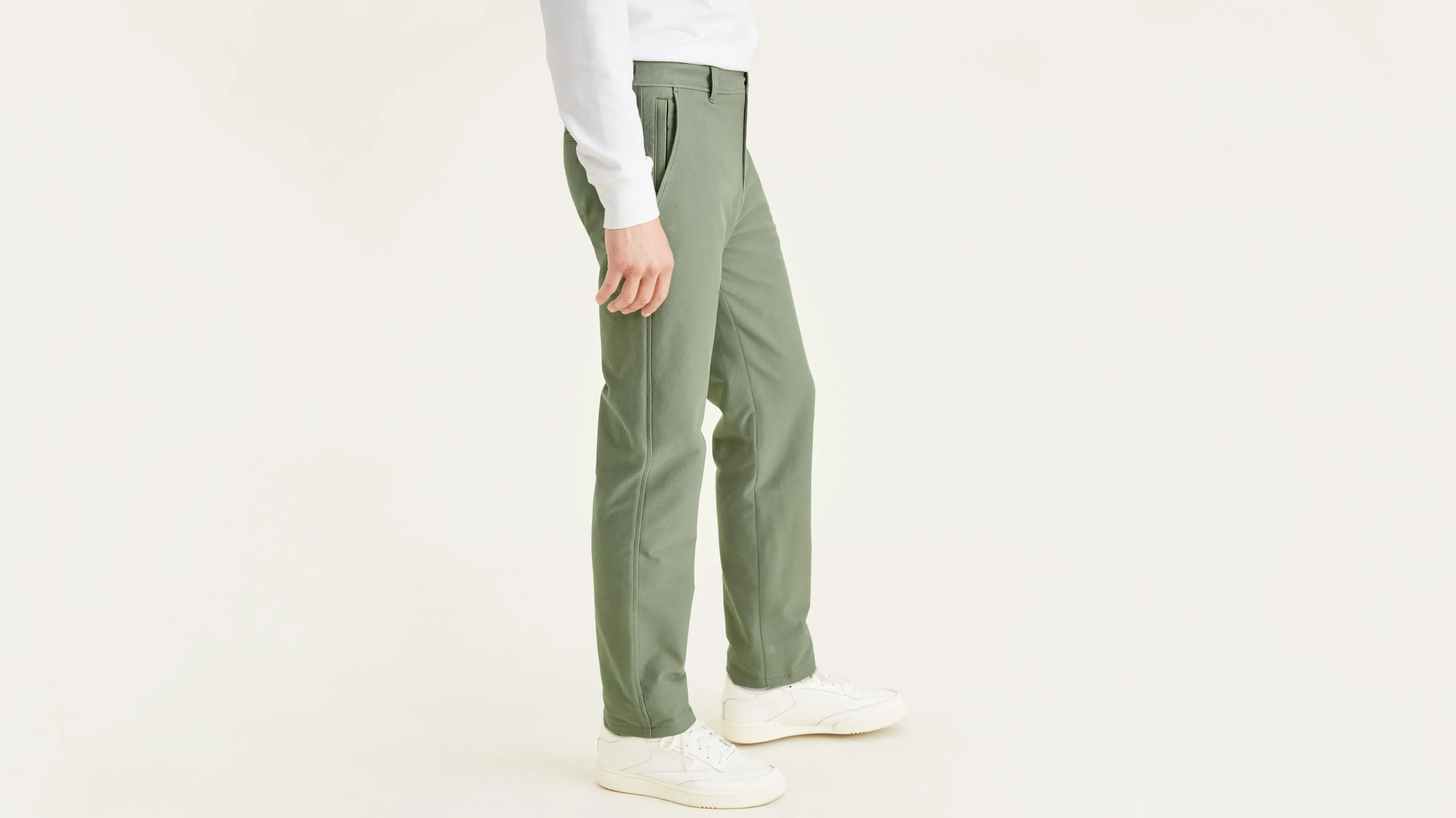 Comfort Knit Chinos, Straight Fit