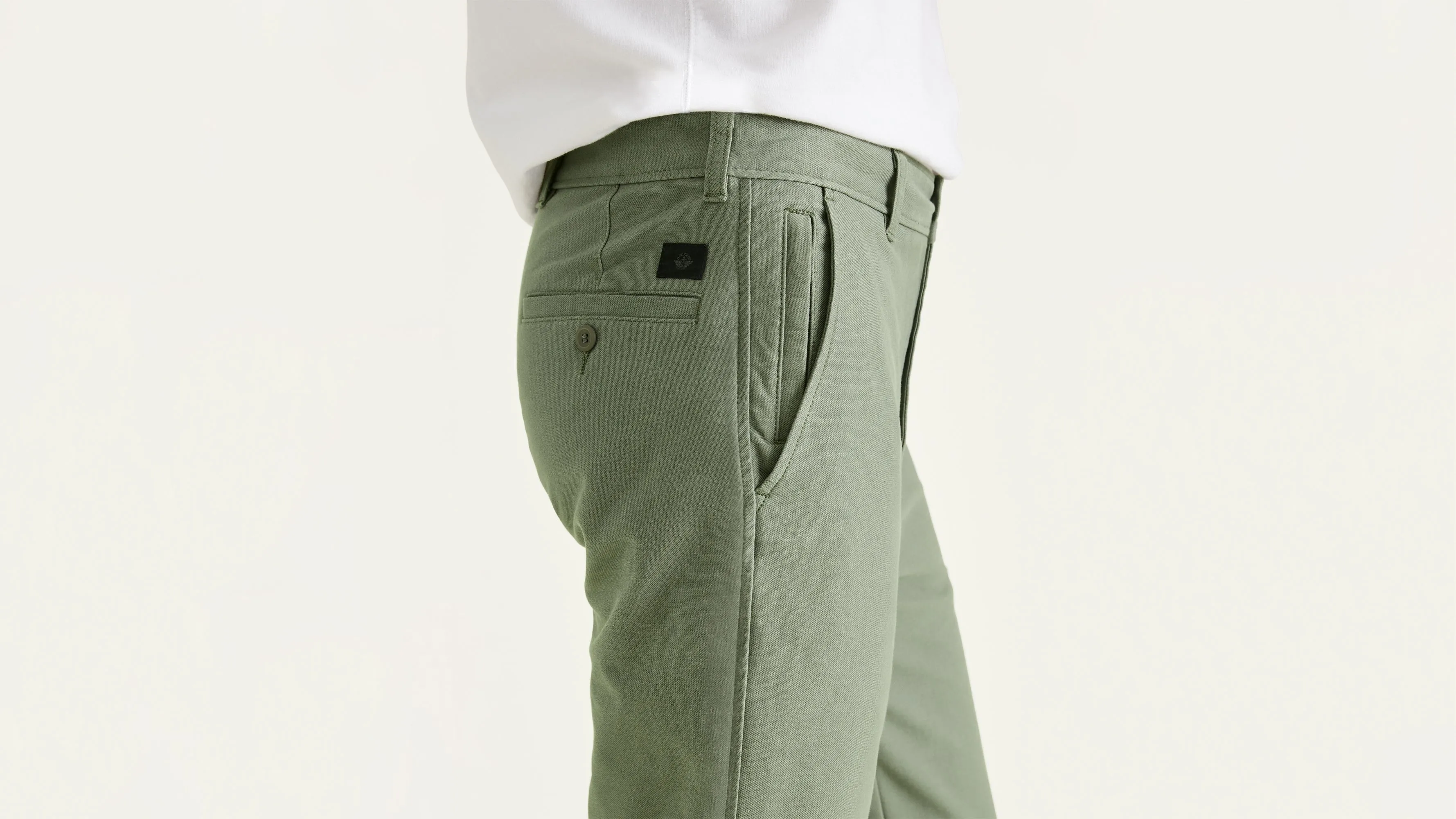 Comfort Knit Chinos, Straight Fit