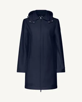 Corinthe 2.0 waterproof jacket with detachable hood Navy