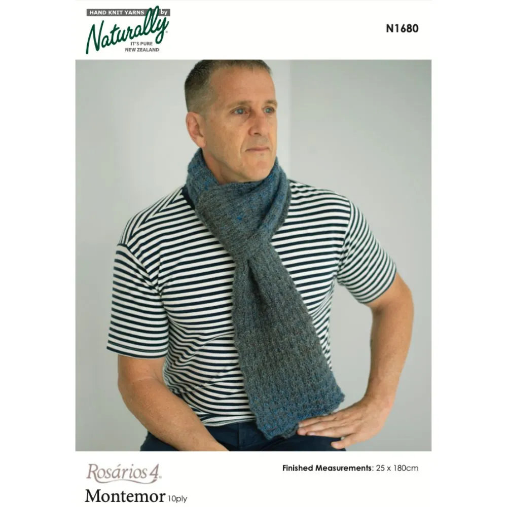 Dad Scarf Knitting Pattern (N1680)