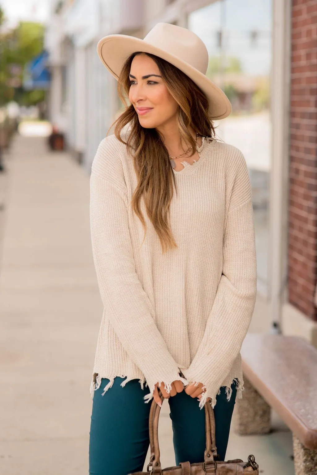 Distressed Sweater