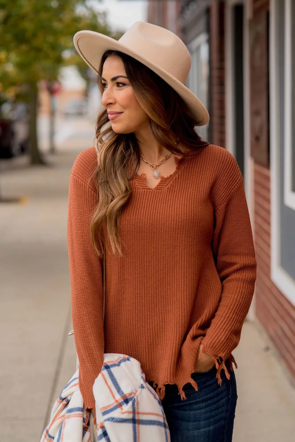 Distressed Sweater