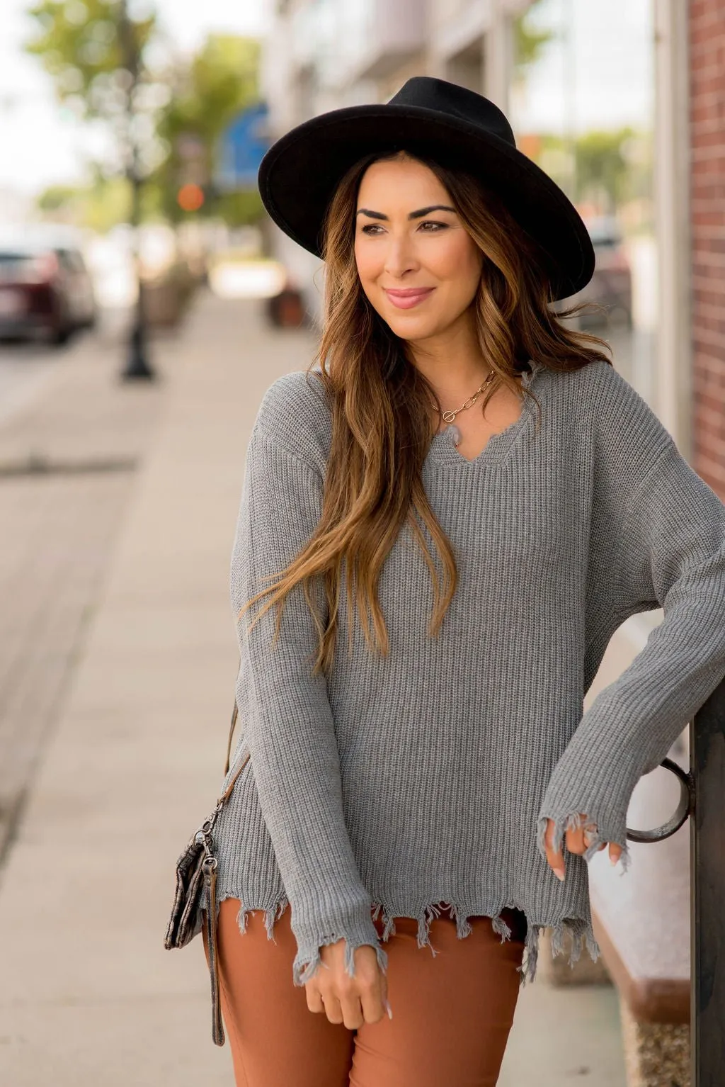 Distressed Sweater