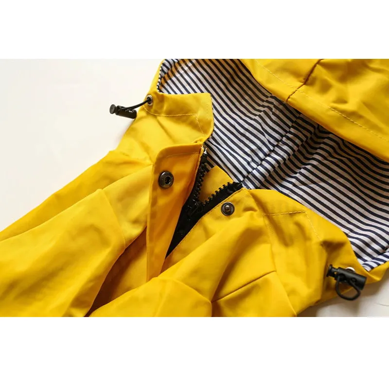 Dog Raincoat - Yellow