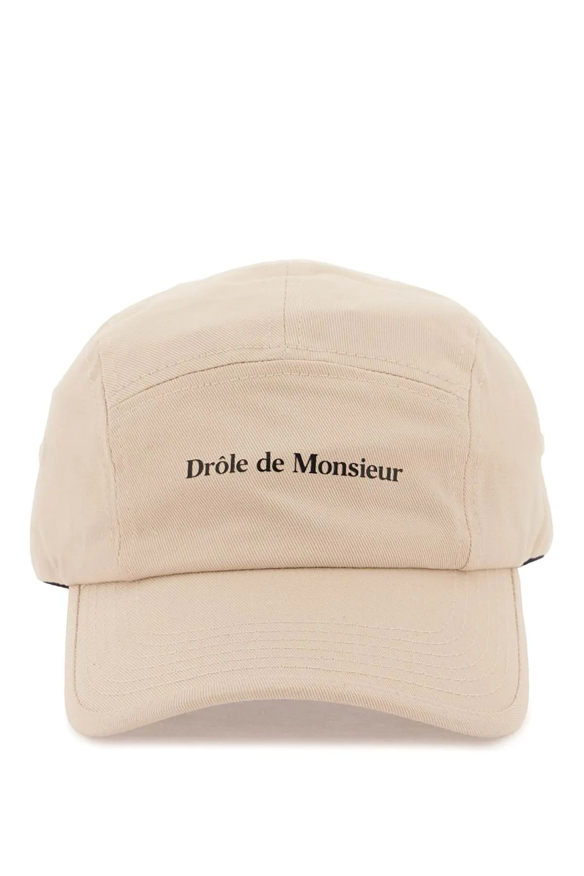 Drole de monsieur logo print baseball cap