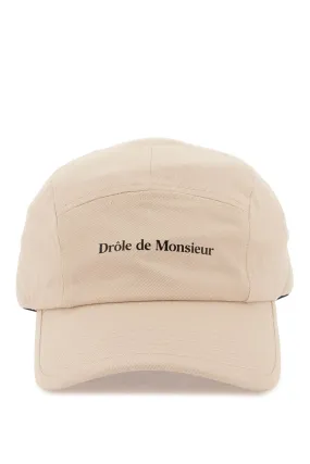 Drole de monsieur logo print baseball cap