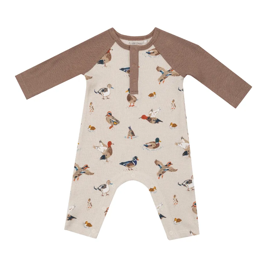 Ducks Raglan Henley Romper