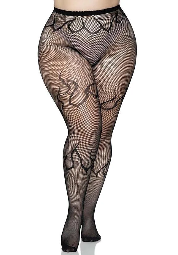 Flame | FISHNET TIGHTS