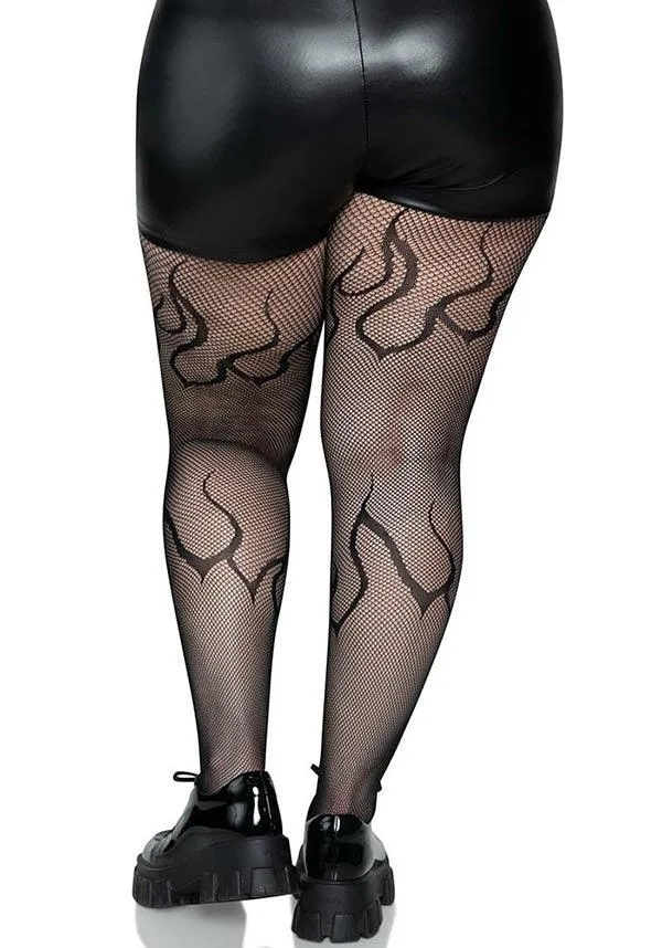 Flame | FISHNET TIGHTS