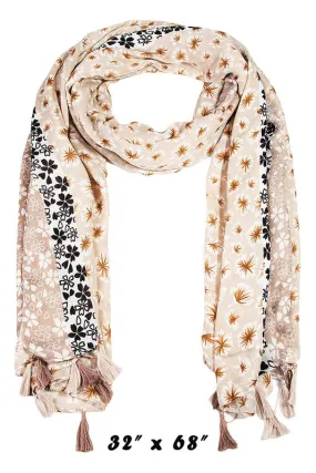 Floral Multi Print Scarf