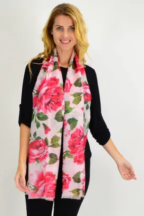 Garden Rose Print Scarf