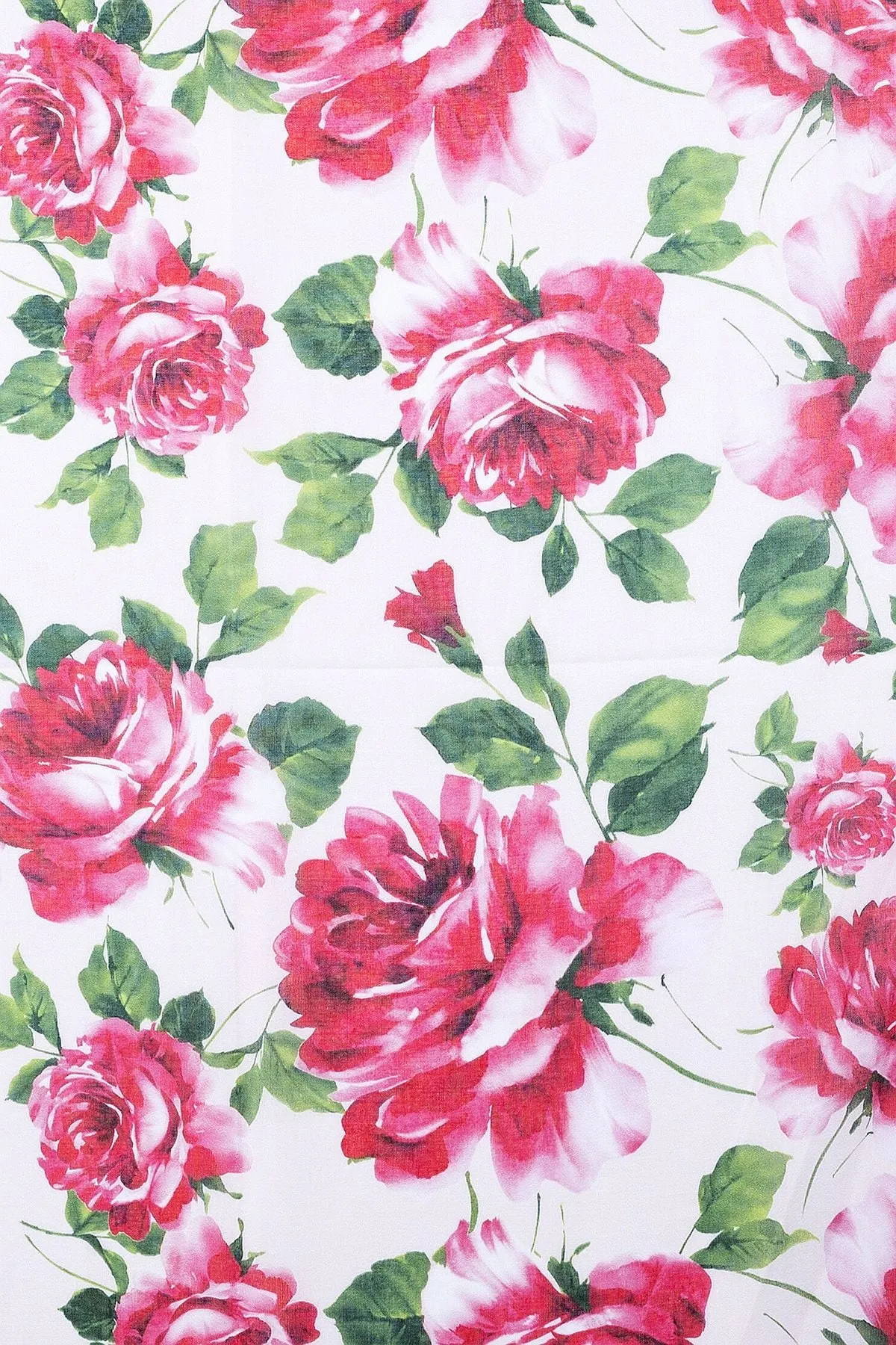 Garden Rose Print Scarf