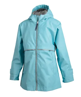 GIRLS RAIN JACKET AQUA 236