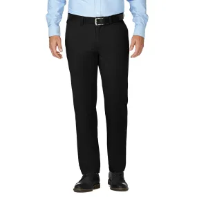 'Haggar' Men's Luxury Comfort Chino Flat Front - Black