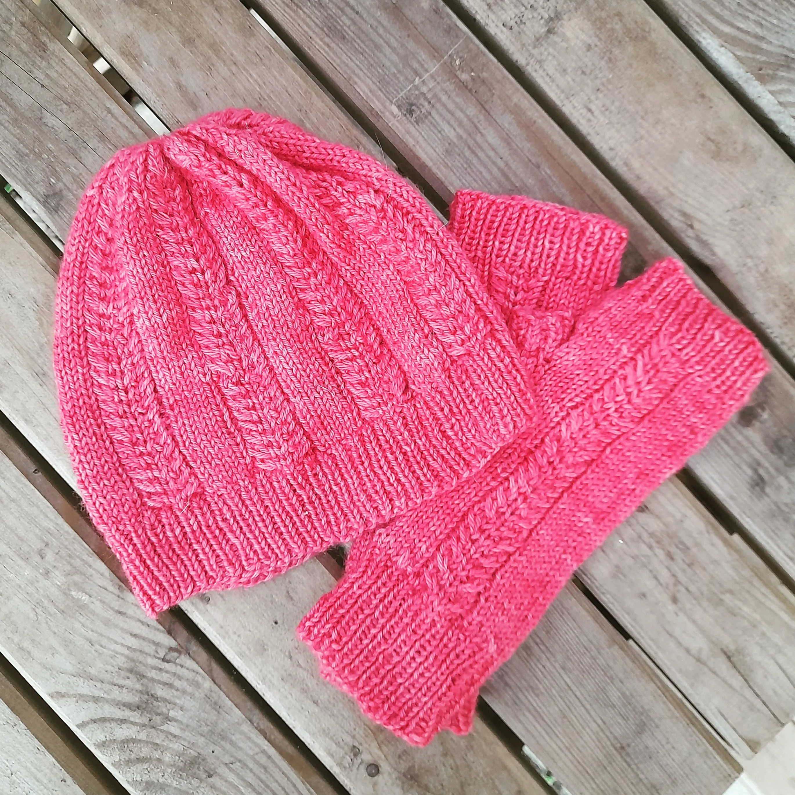 Hatchmere bundle. Hat, fingerless gloves and cowl complete pattern set.