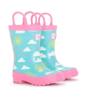 Hatley Preschool Rain Boots Happy Skies