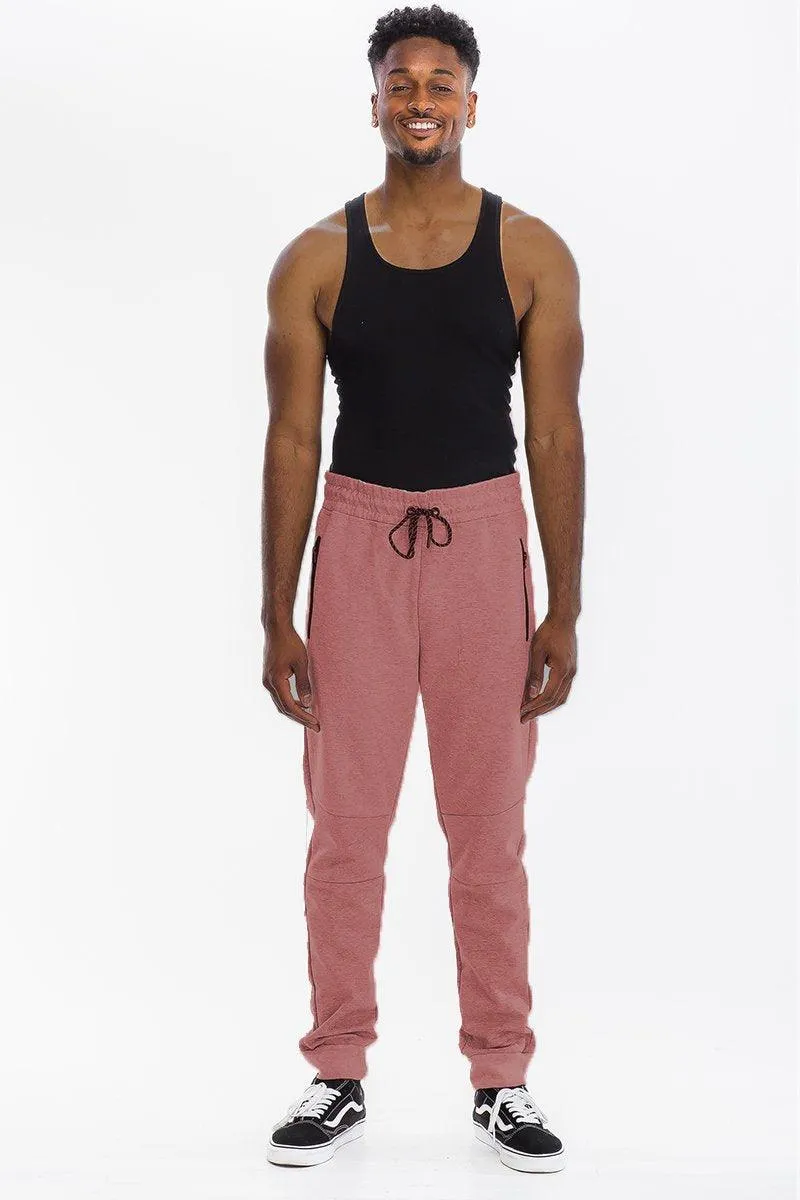 HEATHERED COTTON SWEATS