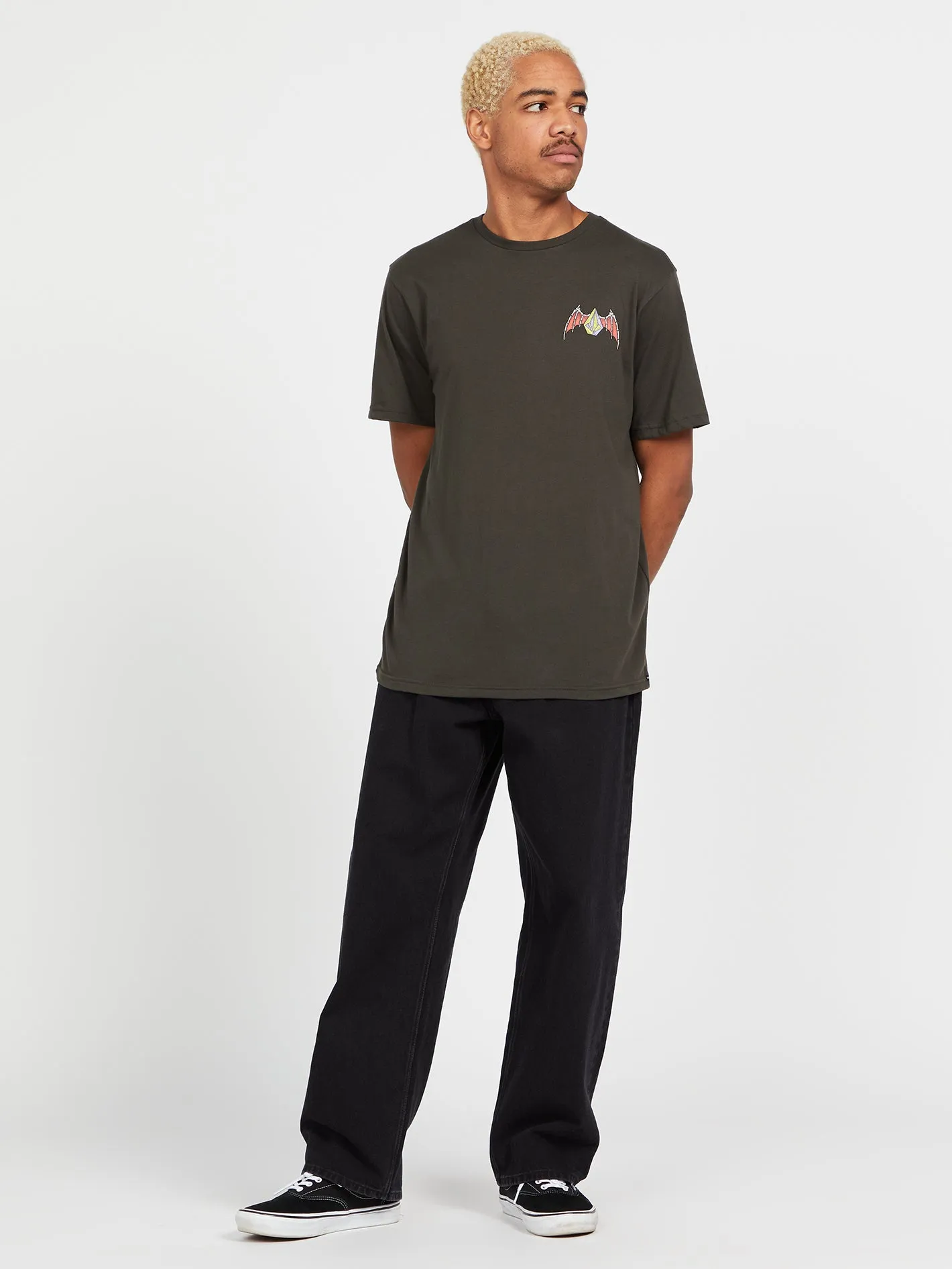 Hessian Short Sleeve Tee - Washed Black