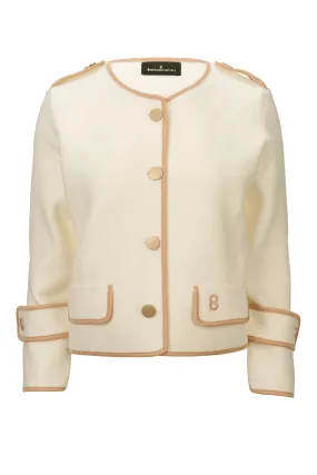 Jenny Cropped Coat - Beige