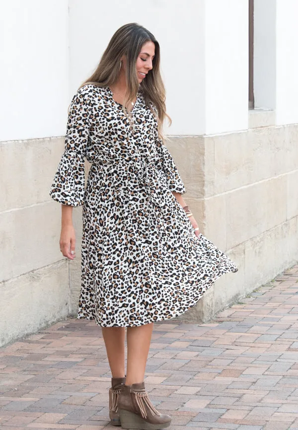 Kimber Leopard Dress