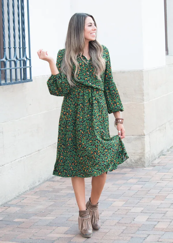 Kimber Leopard Dress