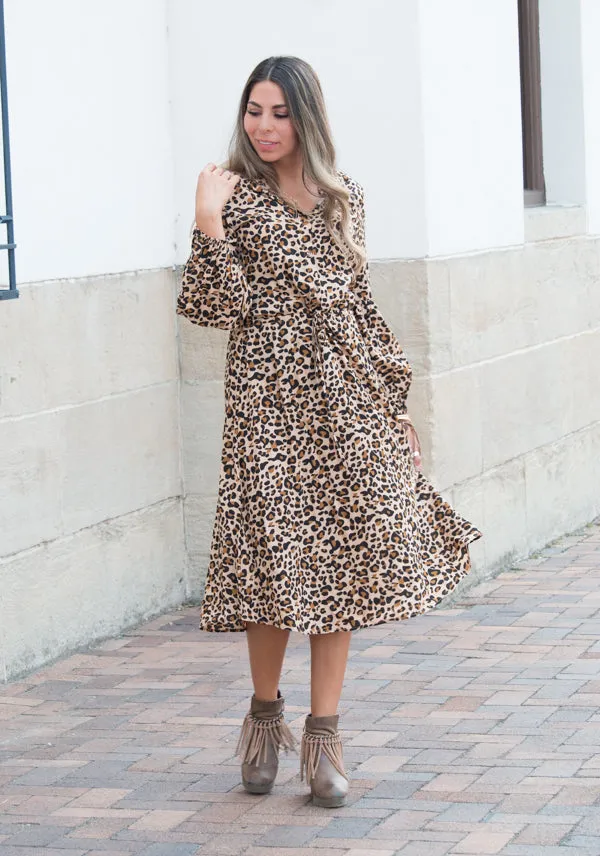 Kimber Leopard Dress