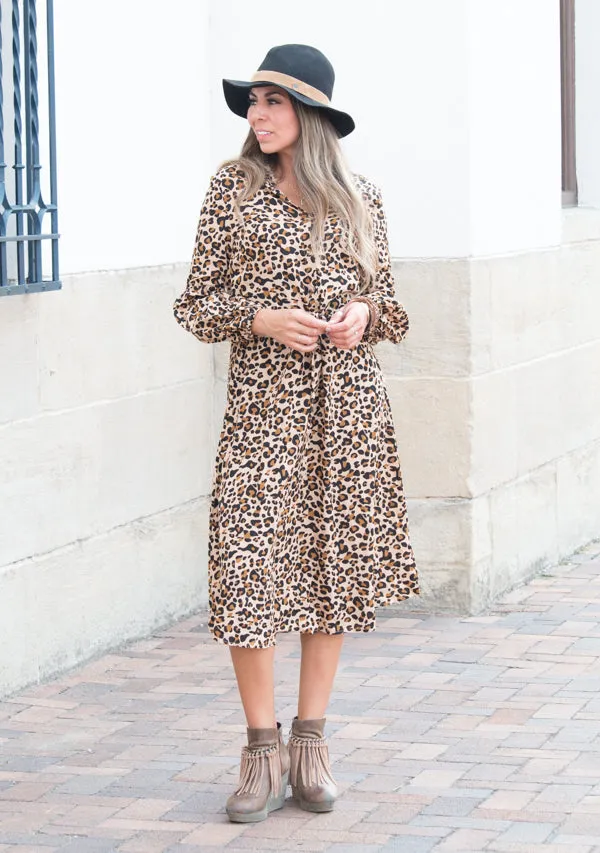 Kimber Leopard Dress