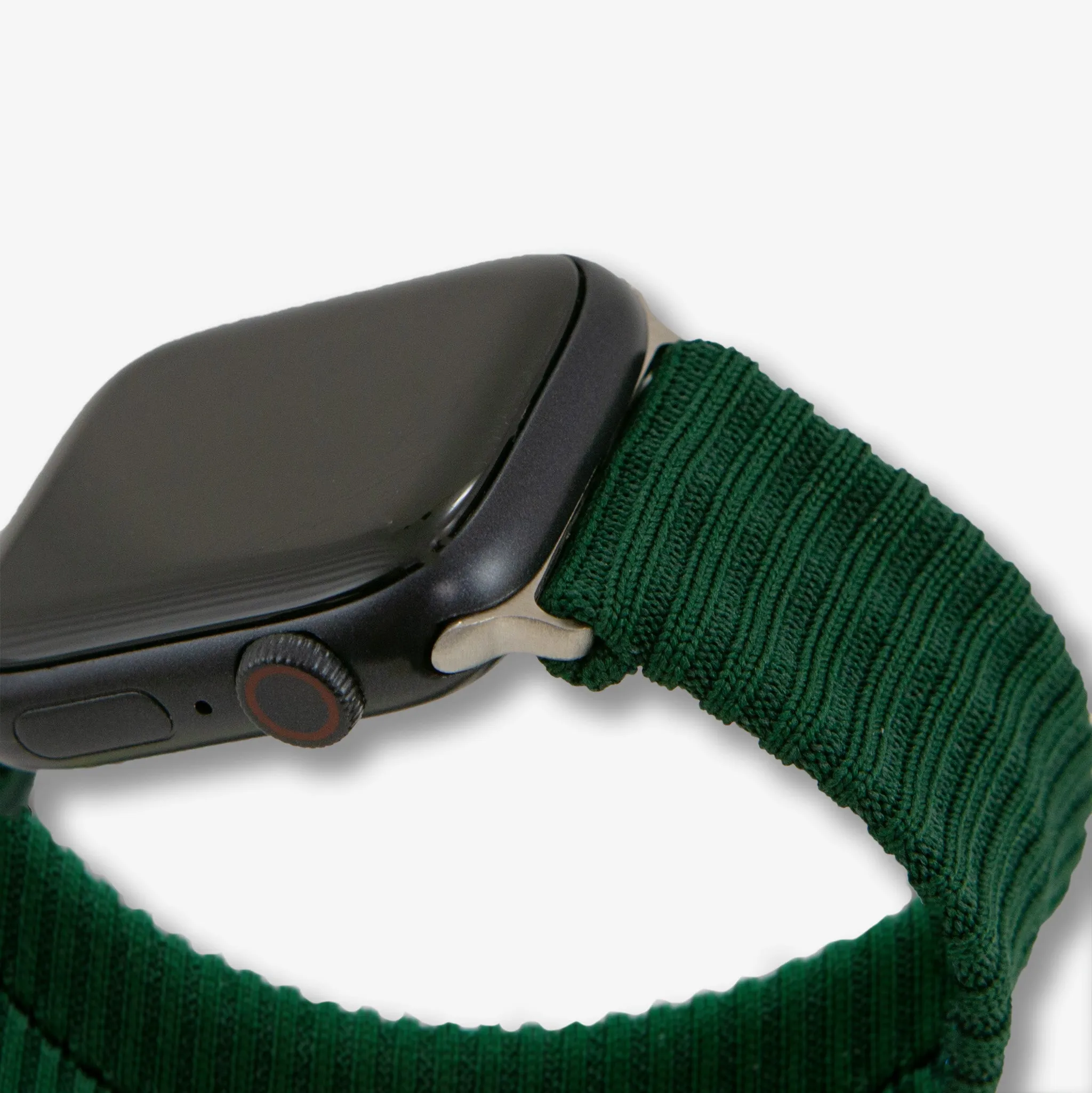 Knit Apple Watch® Band - Forest Green