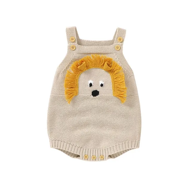 Knitted Bodysuit Children | Baby Sleeveless Overalls | Bodysuits One Pieces - Baby