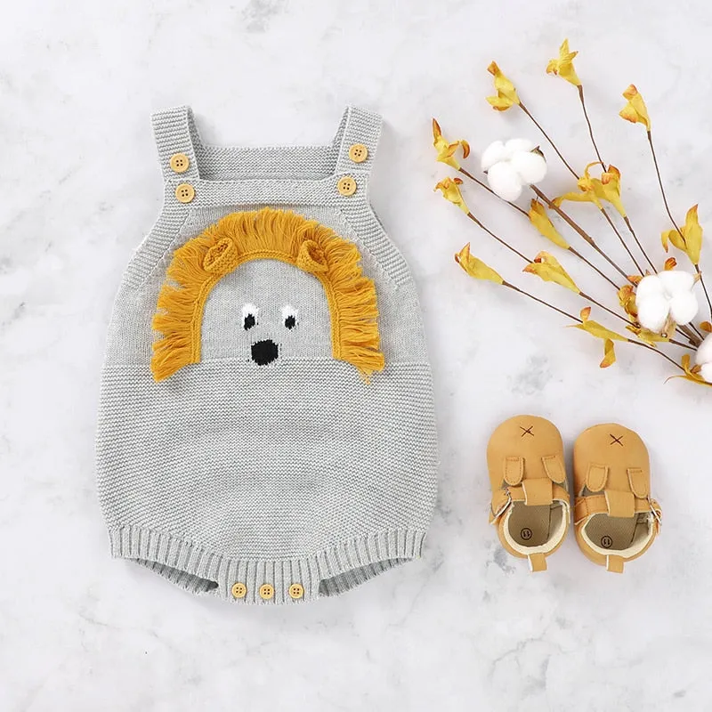 Knitted Bodysuit Children | Baby Sleeveless Overalls | Bodysuits One Pieces - Baby