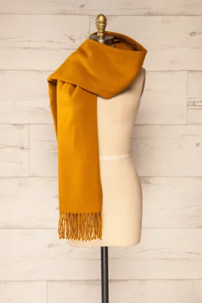 Le Baiser Mustard | Soft Knitted Scarf